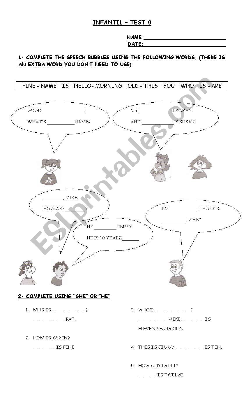 dialogues - verb to be worksheet