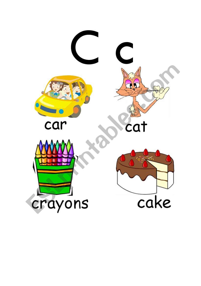 C words worksheet