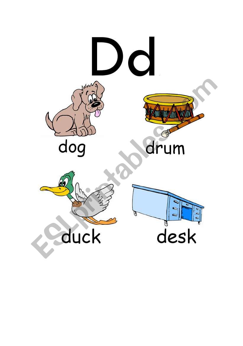 D words worksheet