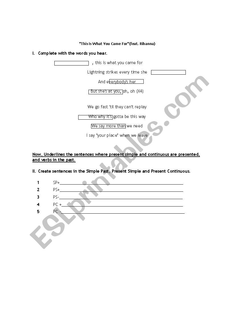 This is what you came for worksheet