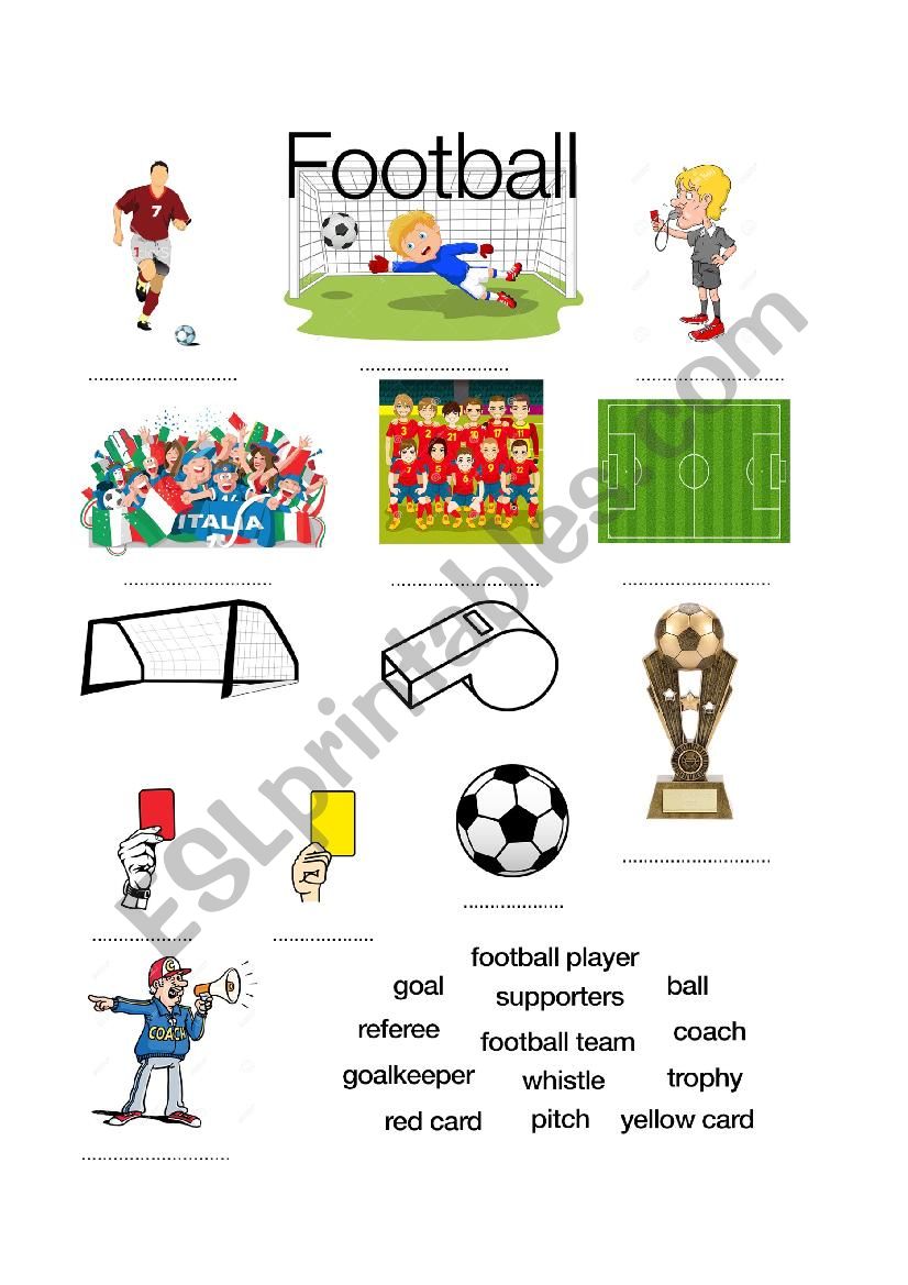 Football  worksheet