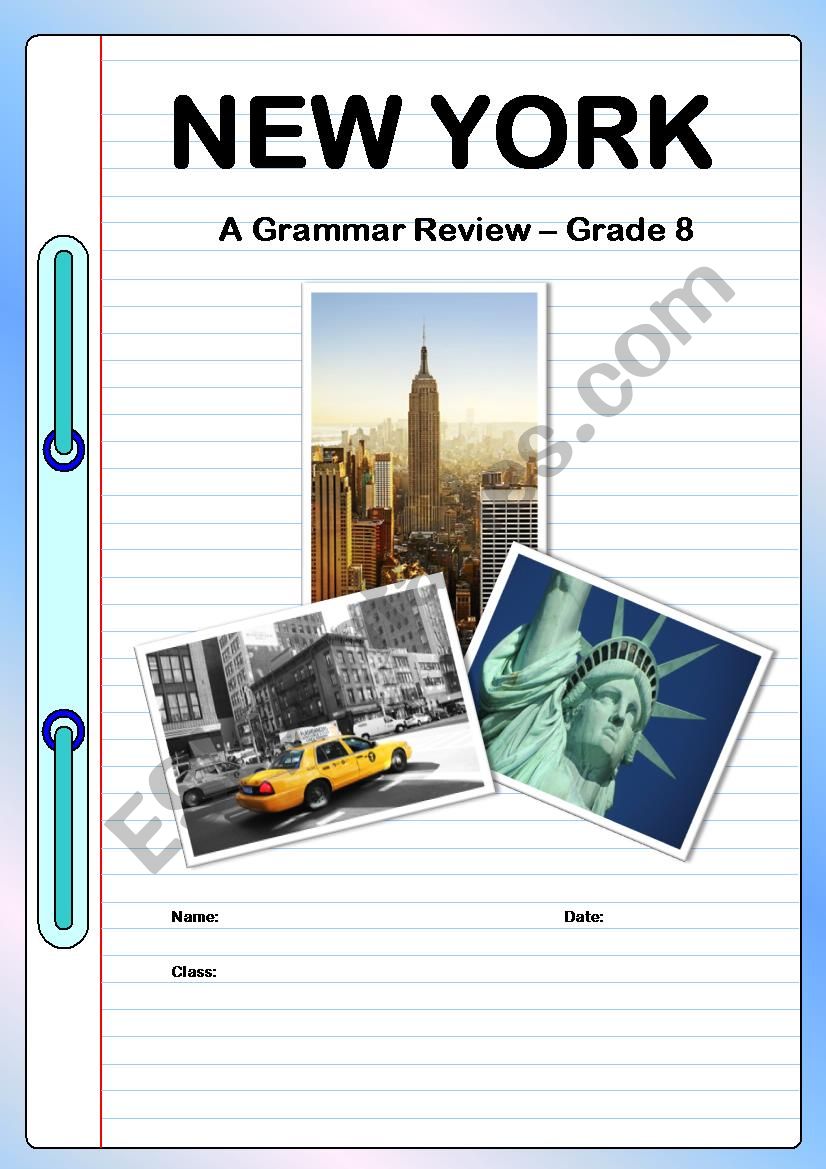 Grammar Review based around New York