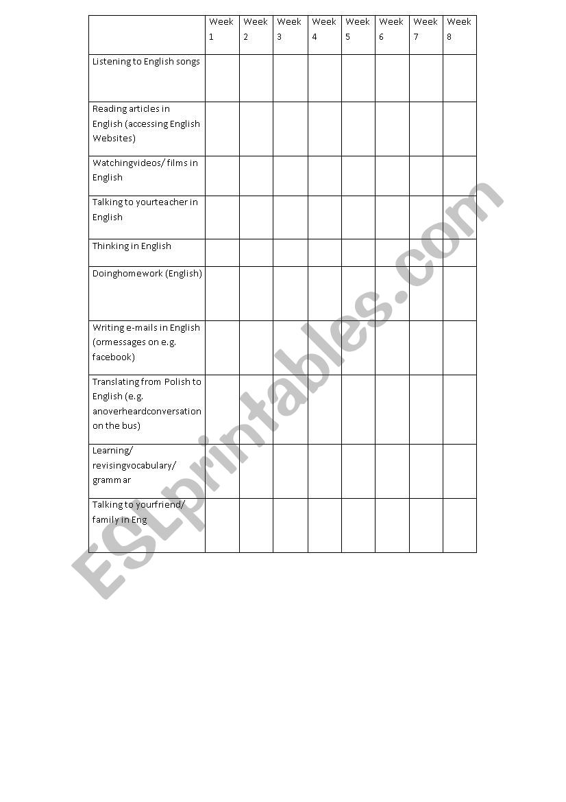 Improve your speaking! worksheet