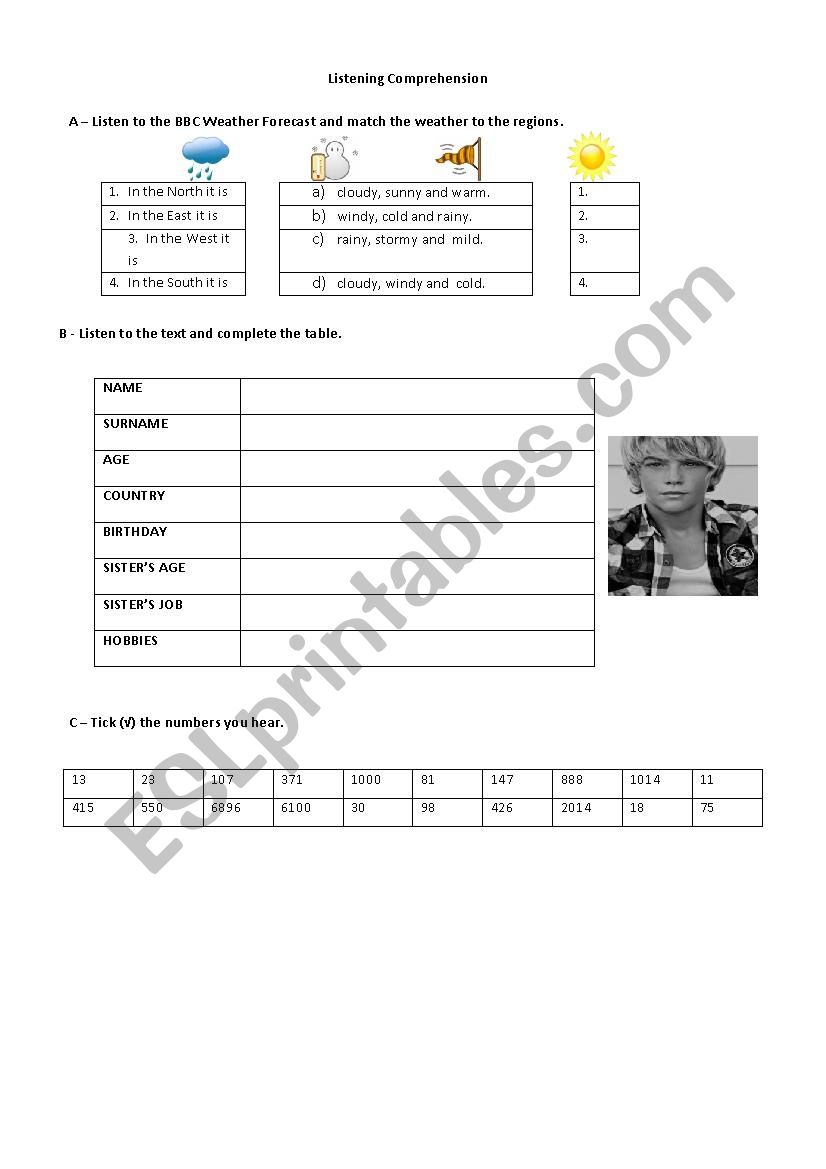 6th graders October worksheet