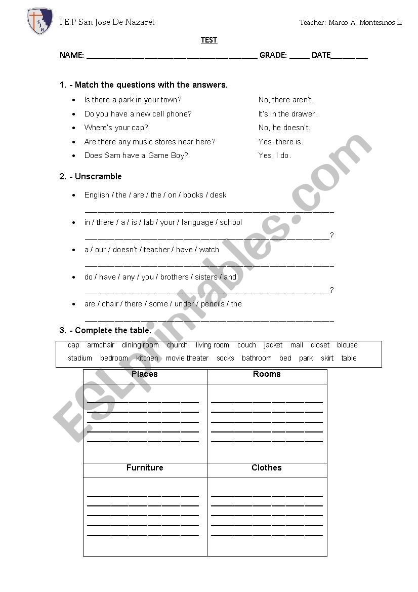 present simple  worksheet