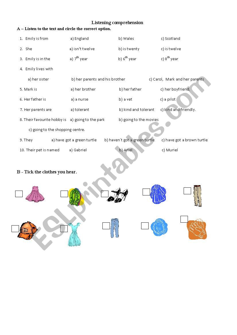 6th graders test November 2015