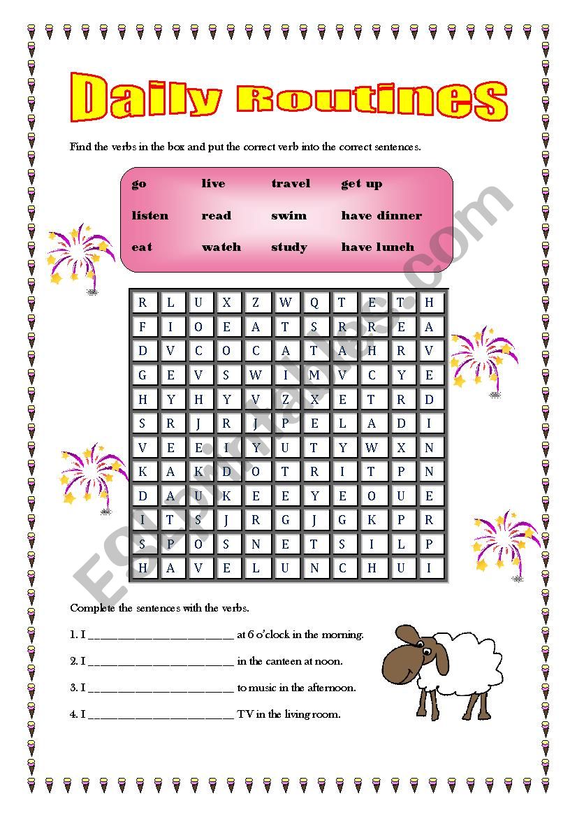 Vocabulary Worksheet worksheet