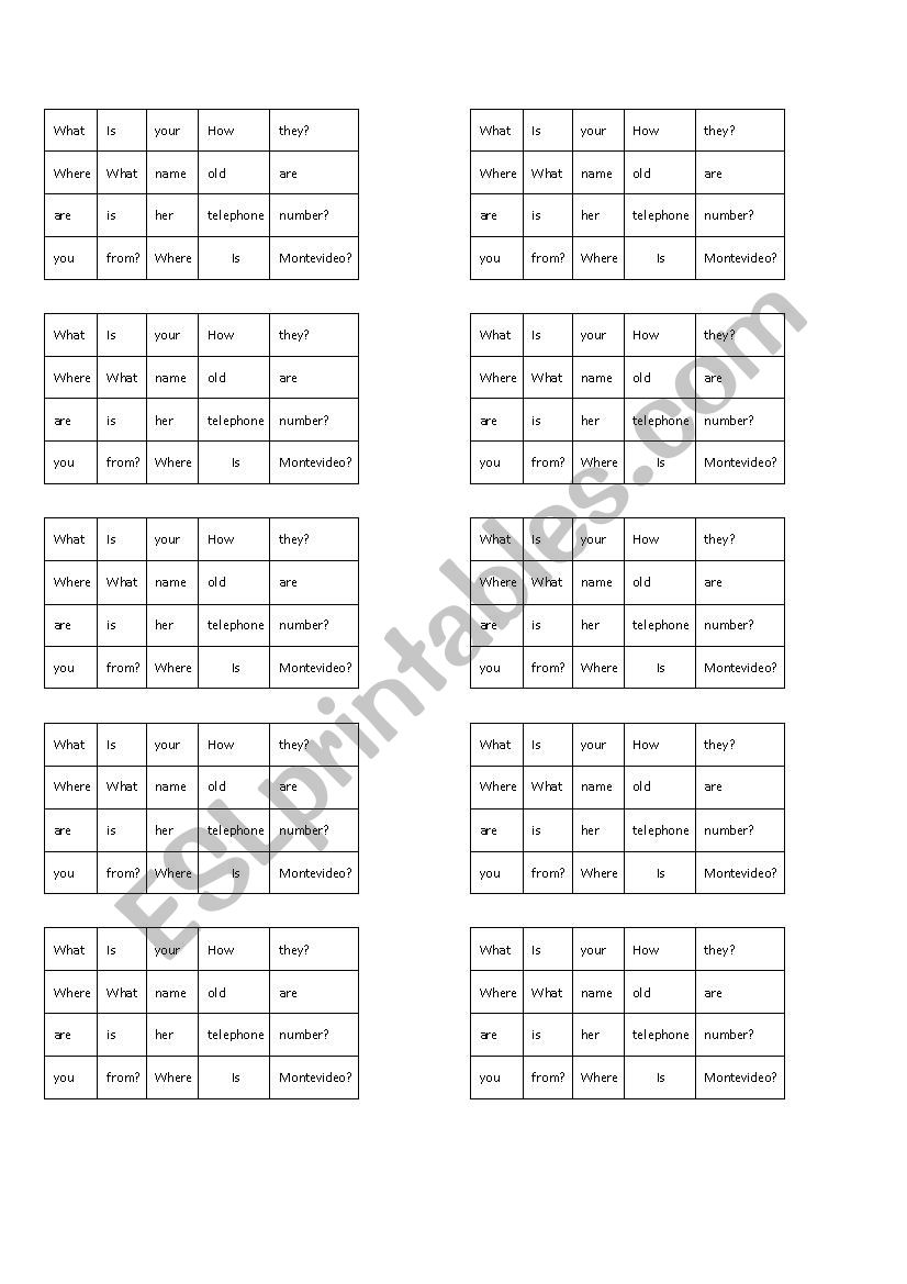 Wh Questions Maze worksheet