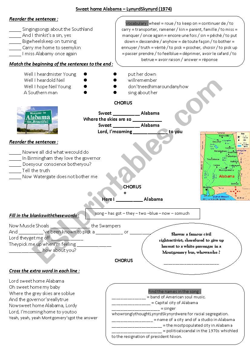 sweet-home-alabama-esl-worksheet-by-bblino