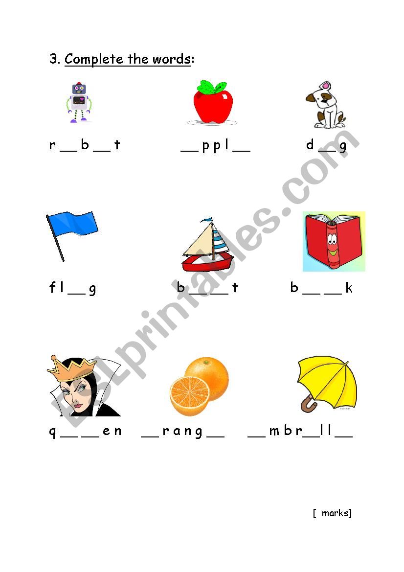 the alphabet (part2) worksheet