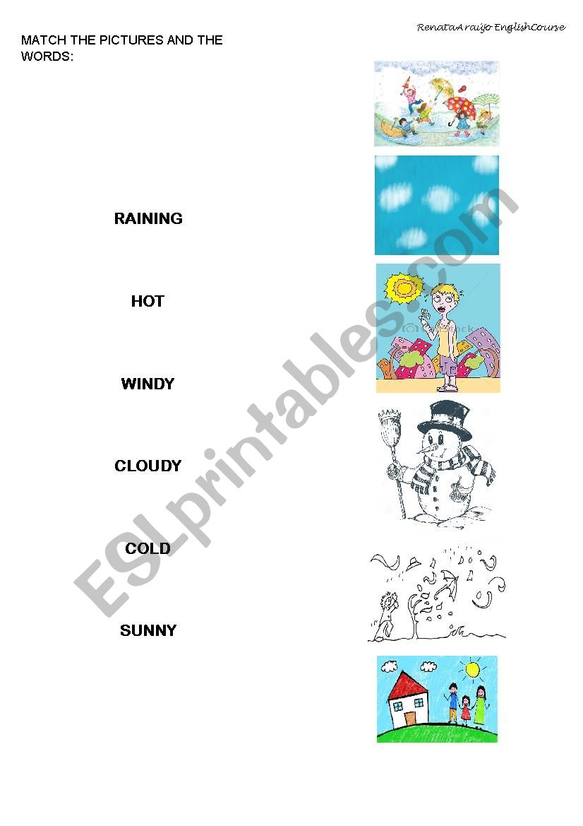 The Weather worksheet