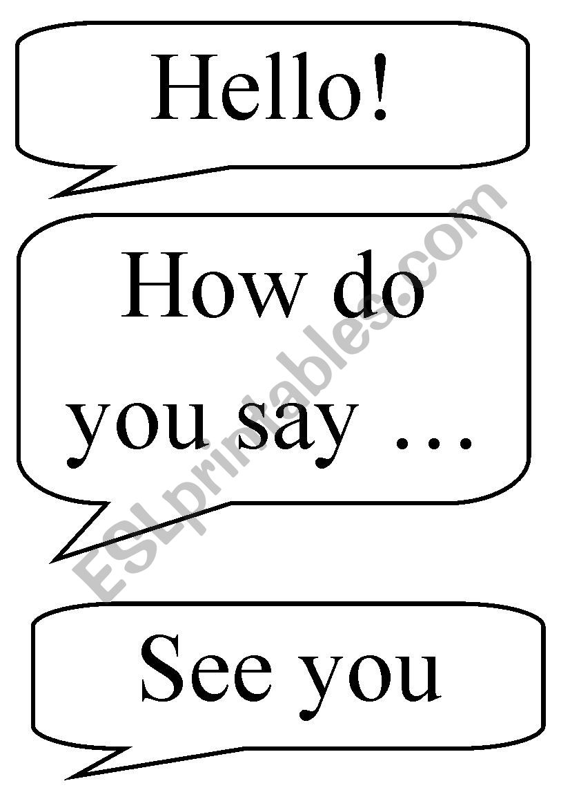 Classroom Language worksheet