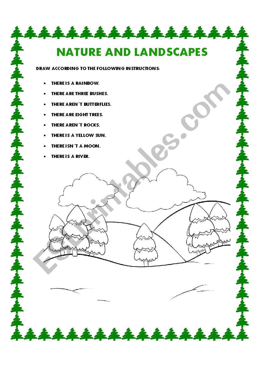 Nature worksheet