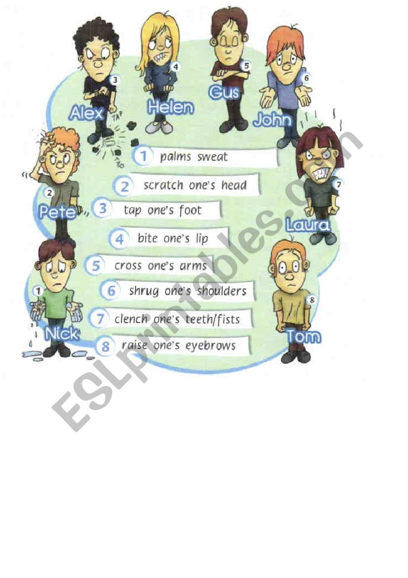 Adjectives worksheet