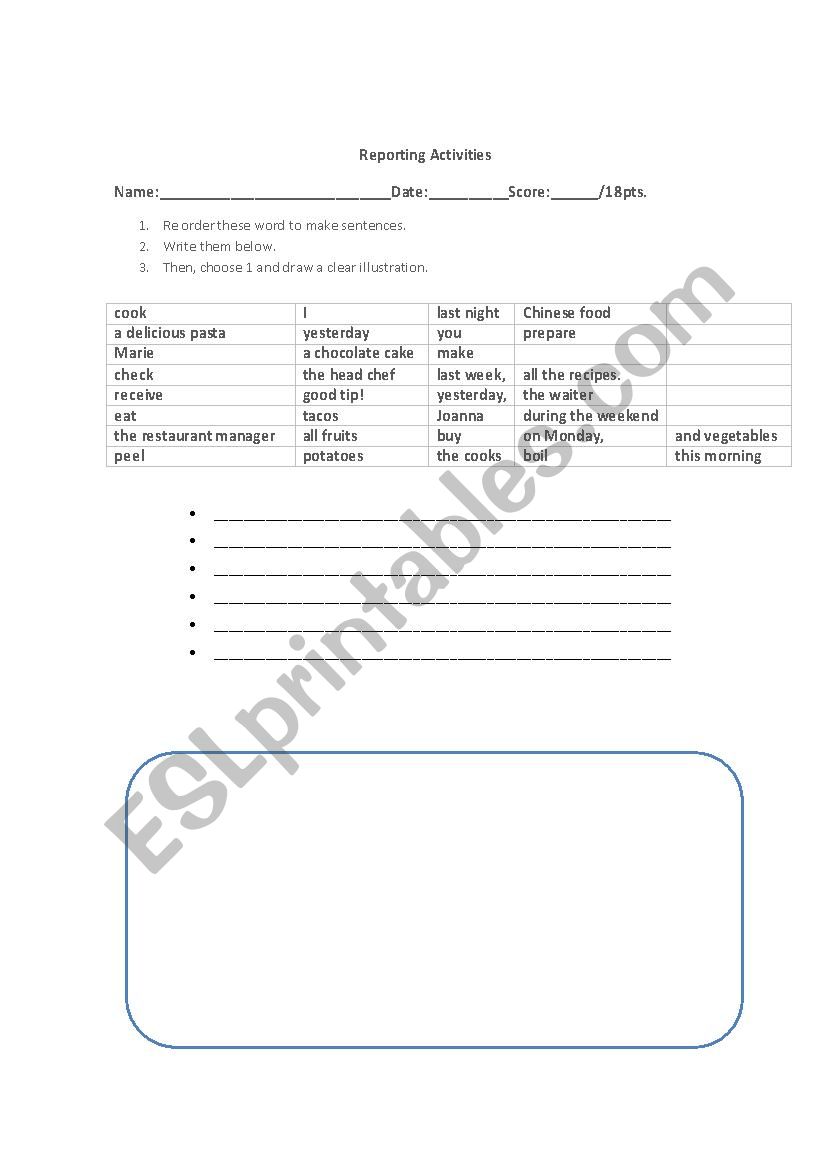 past simple exercise worksheet