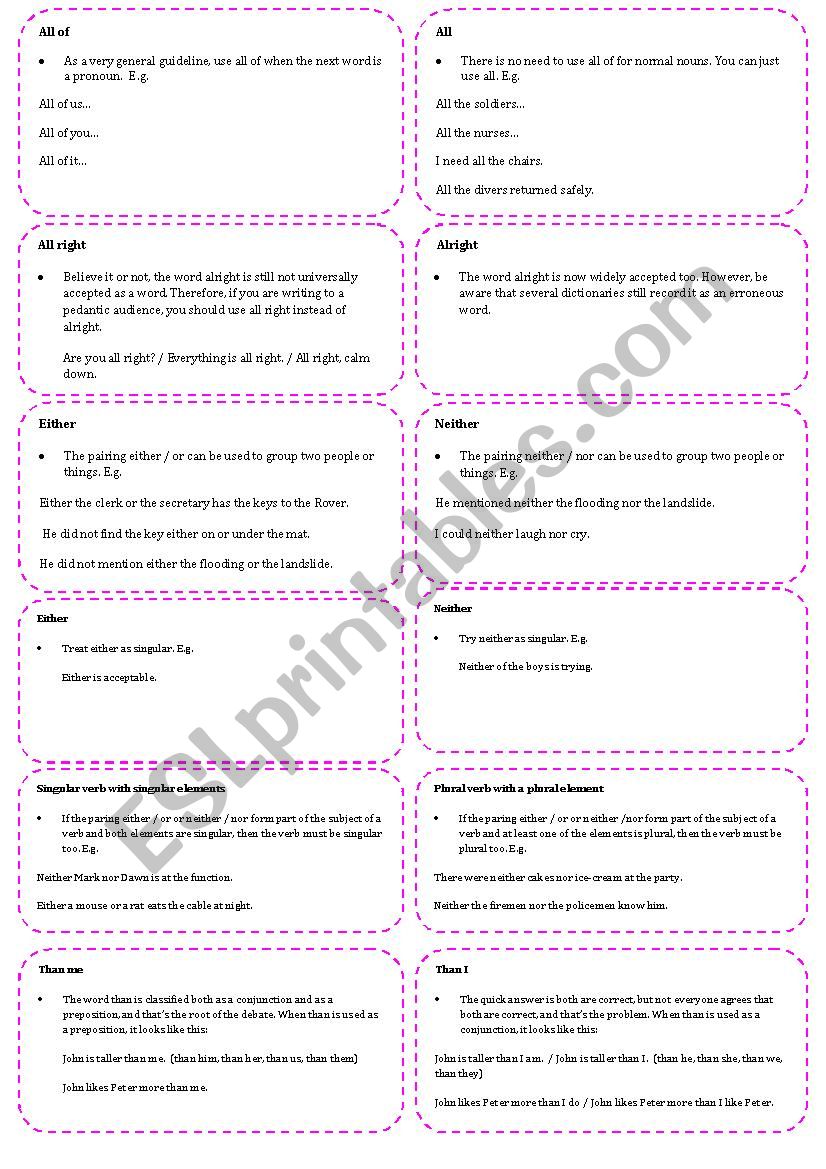 Miscellaneous words 1  worksheet