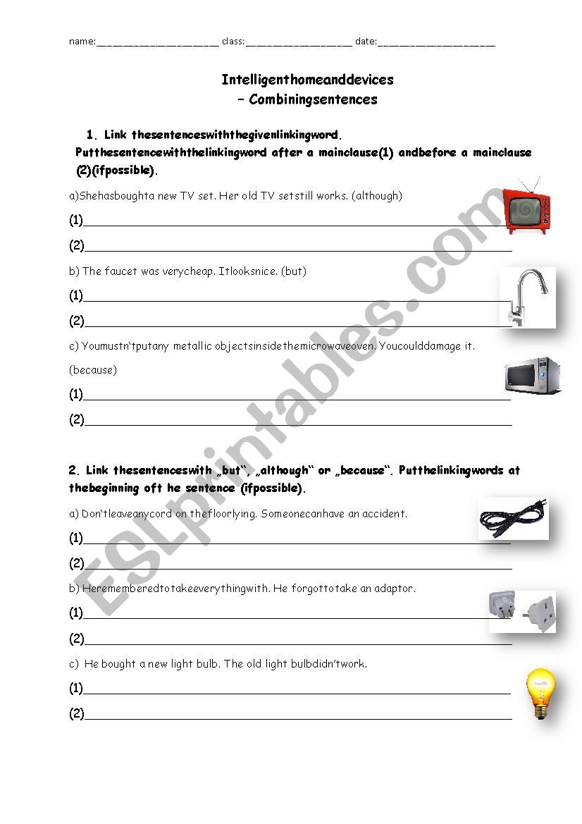 Home devices (but although because) Home devices (but although because)