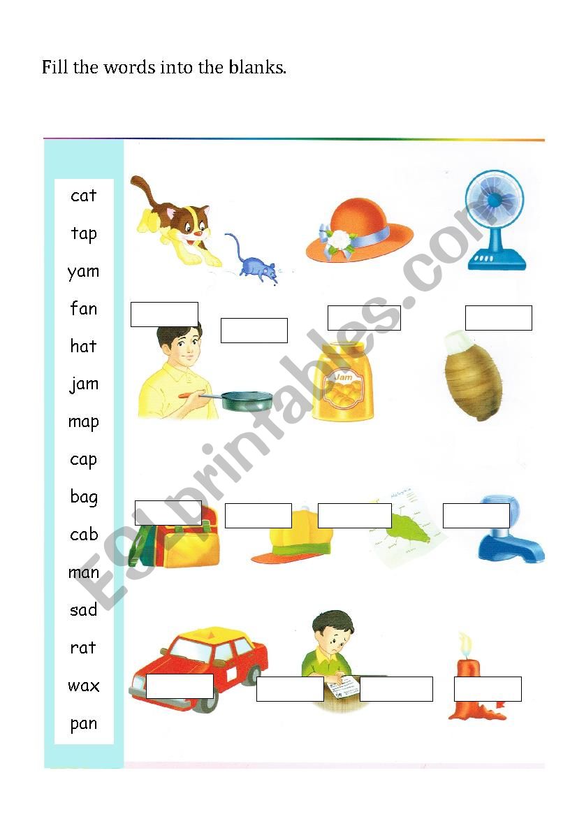 a short vowel sound worksheet