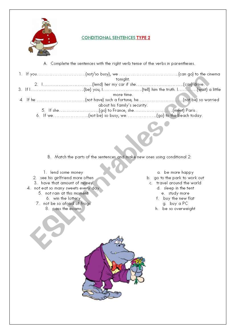 CONDITIONALS 2 worksheet