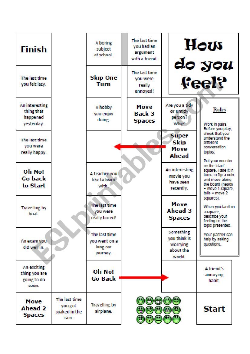 How do you feel? worksheet