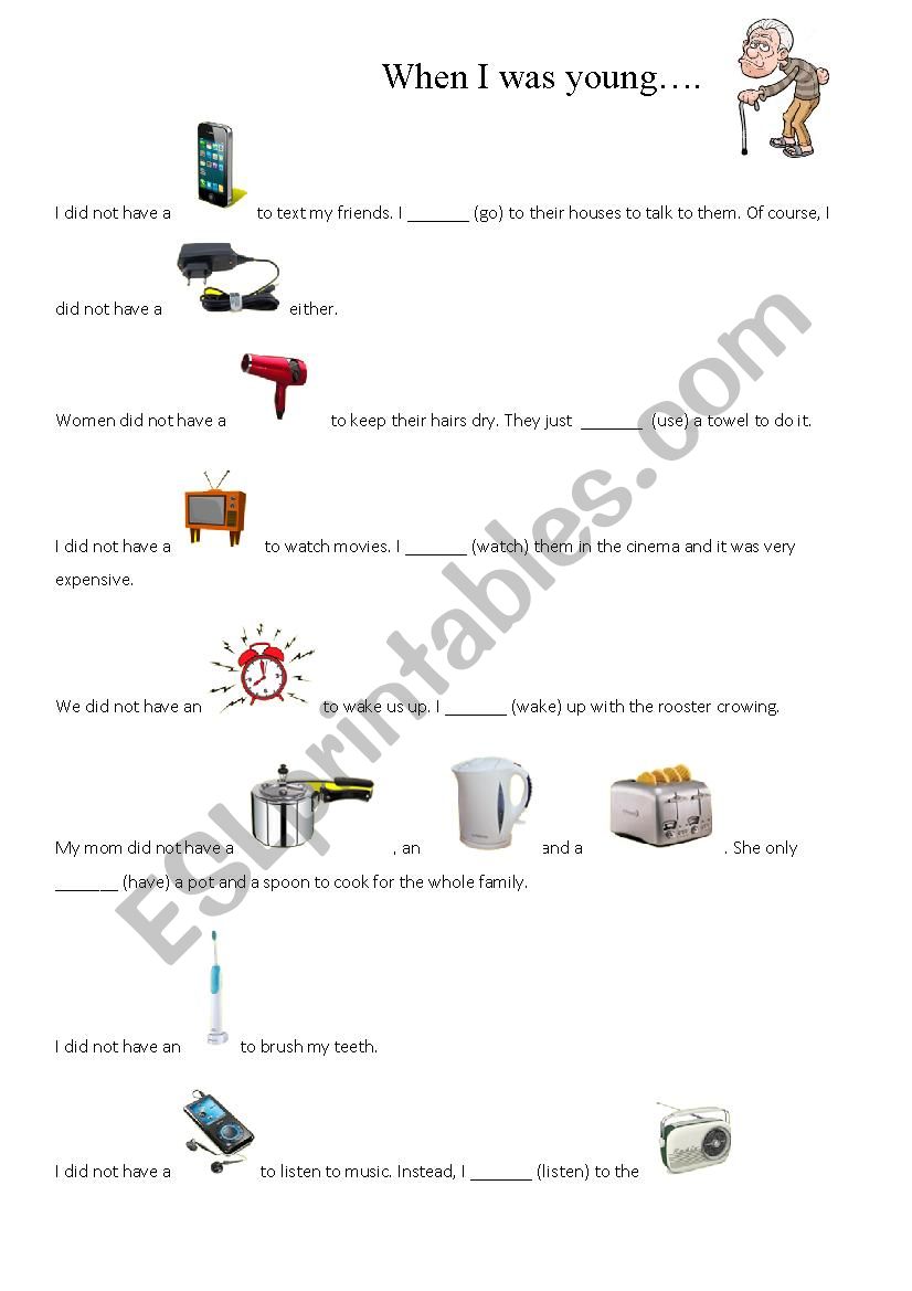 Electronic Devices and Irregular Verbs