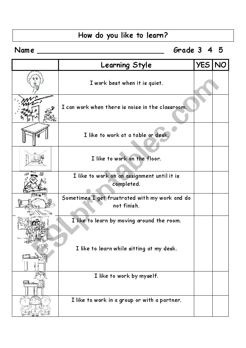 learning-style-inventory-worksheet