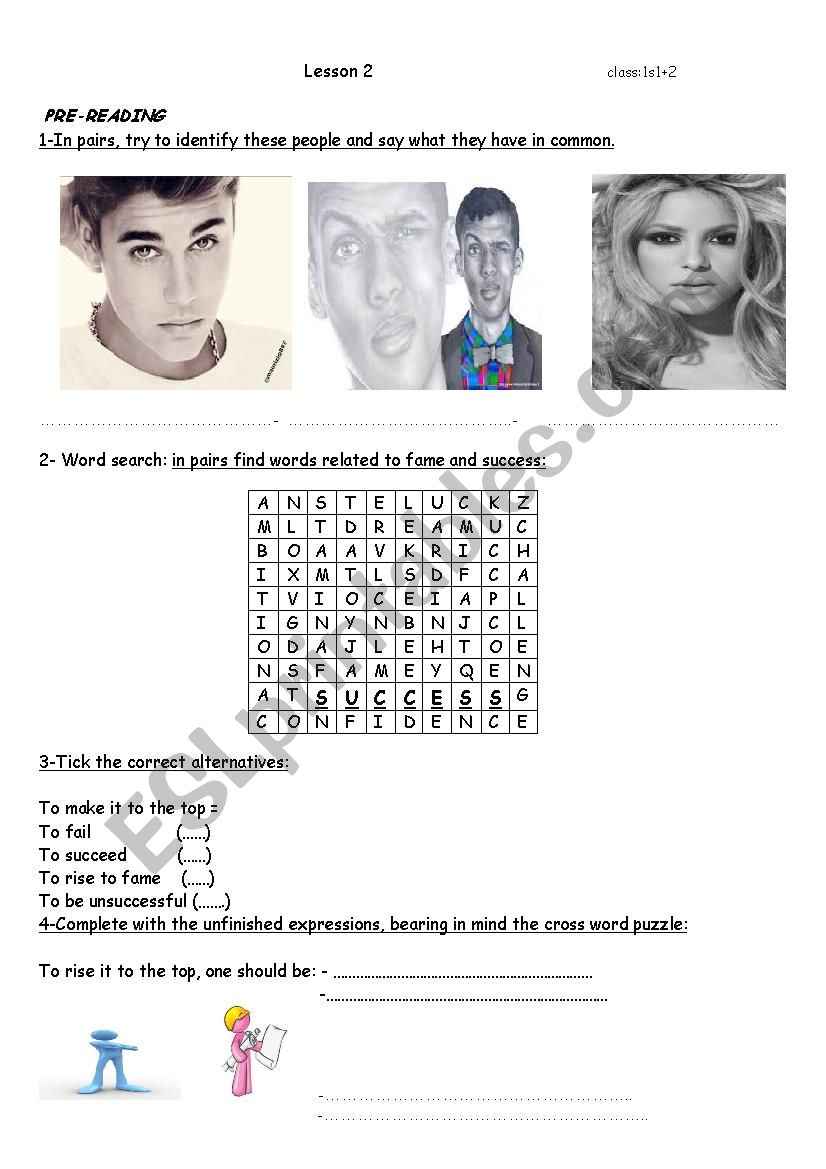 We have made it to the top worksheet