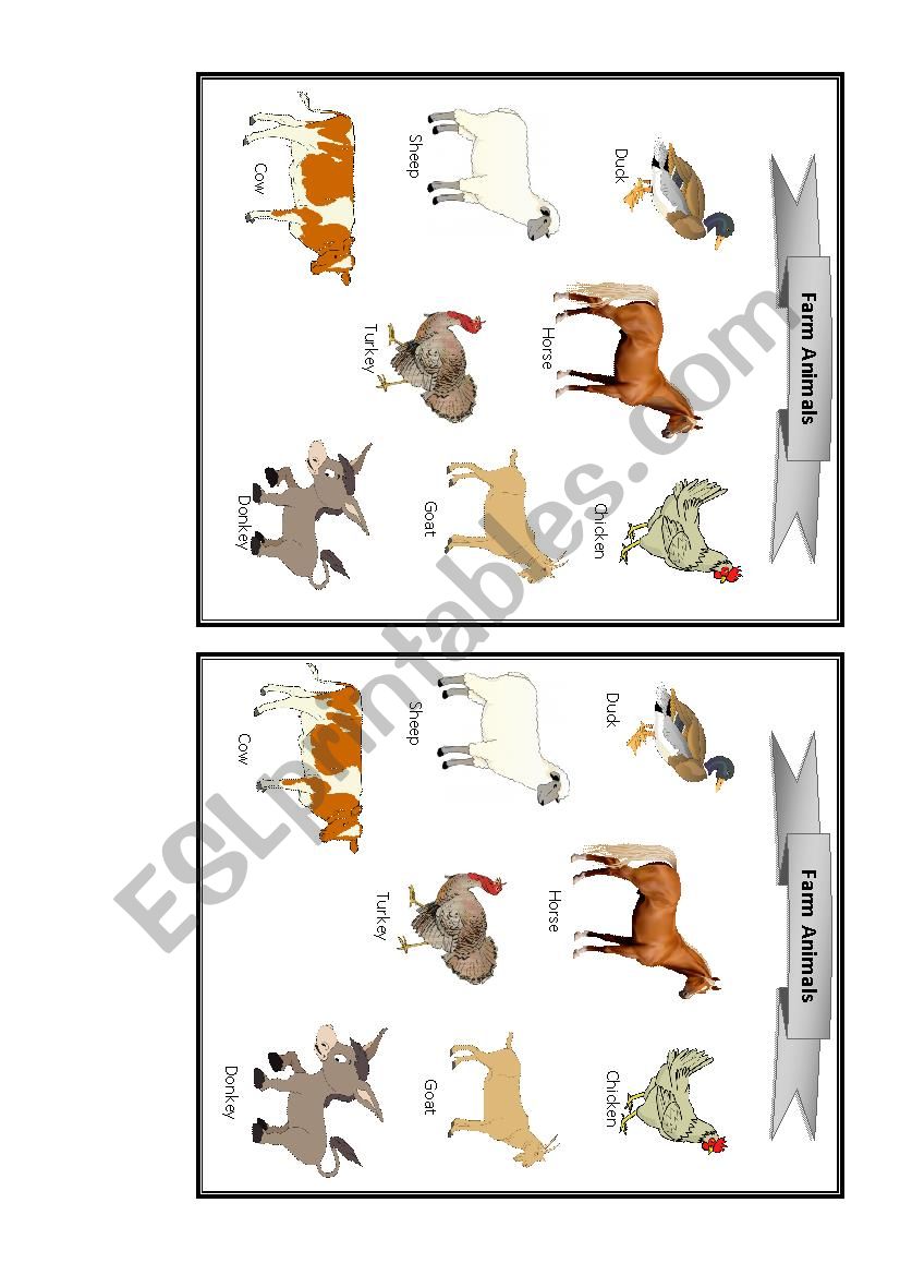 Farm Animals worksheet