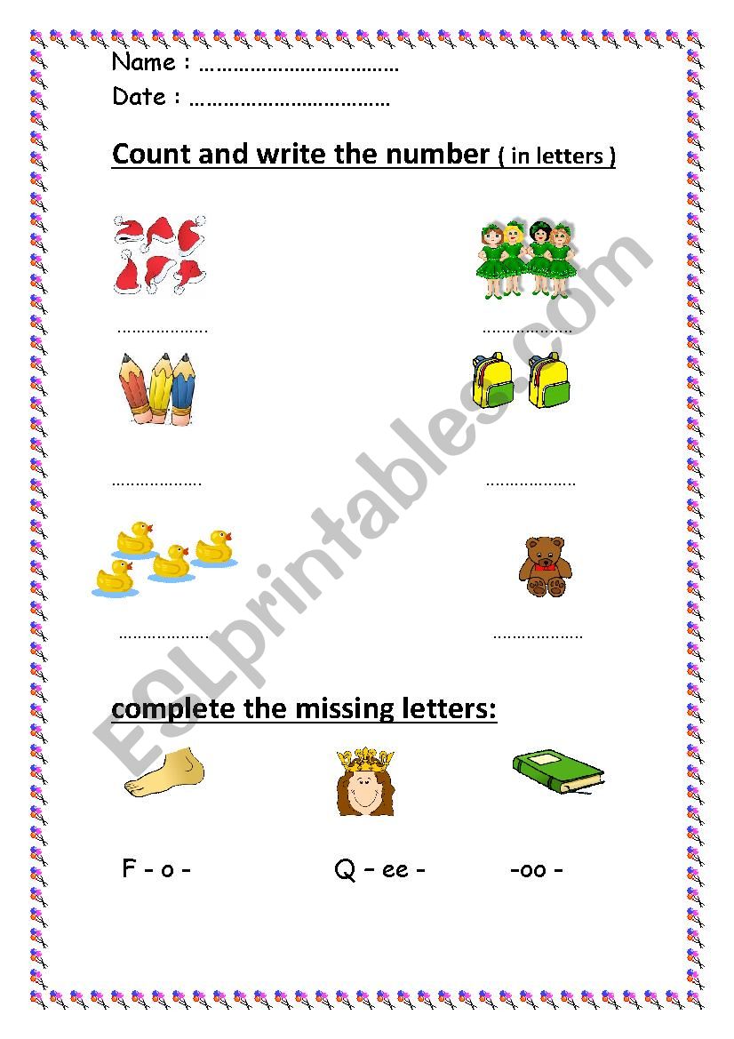 worksheet for beginners  worksheet