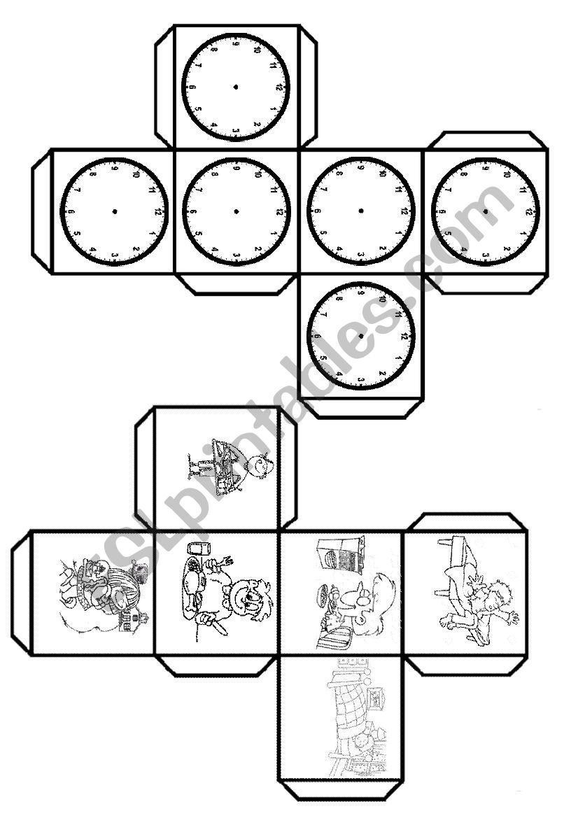 Clock Dice & Daily RoutinesDice