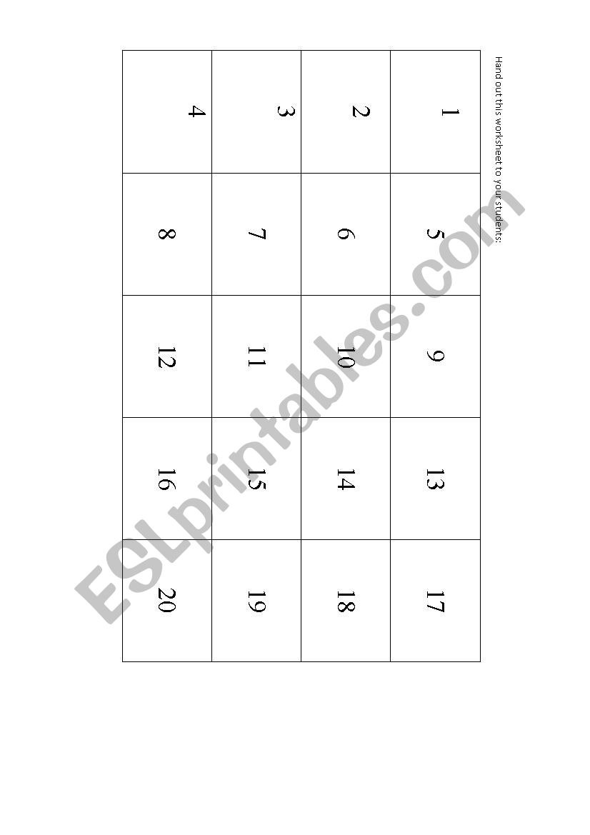Picture puzzle worksheet
