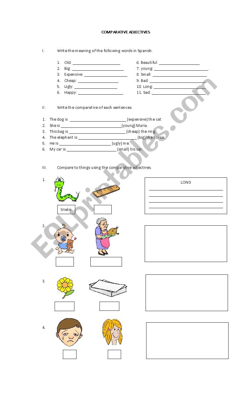 comparatives adjectives and first conditional 