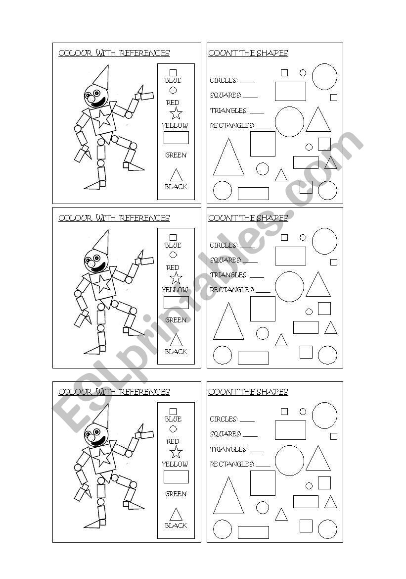 Shapes, colours and Numbers for elementary