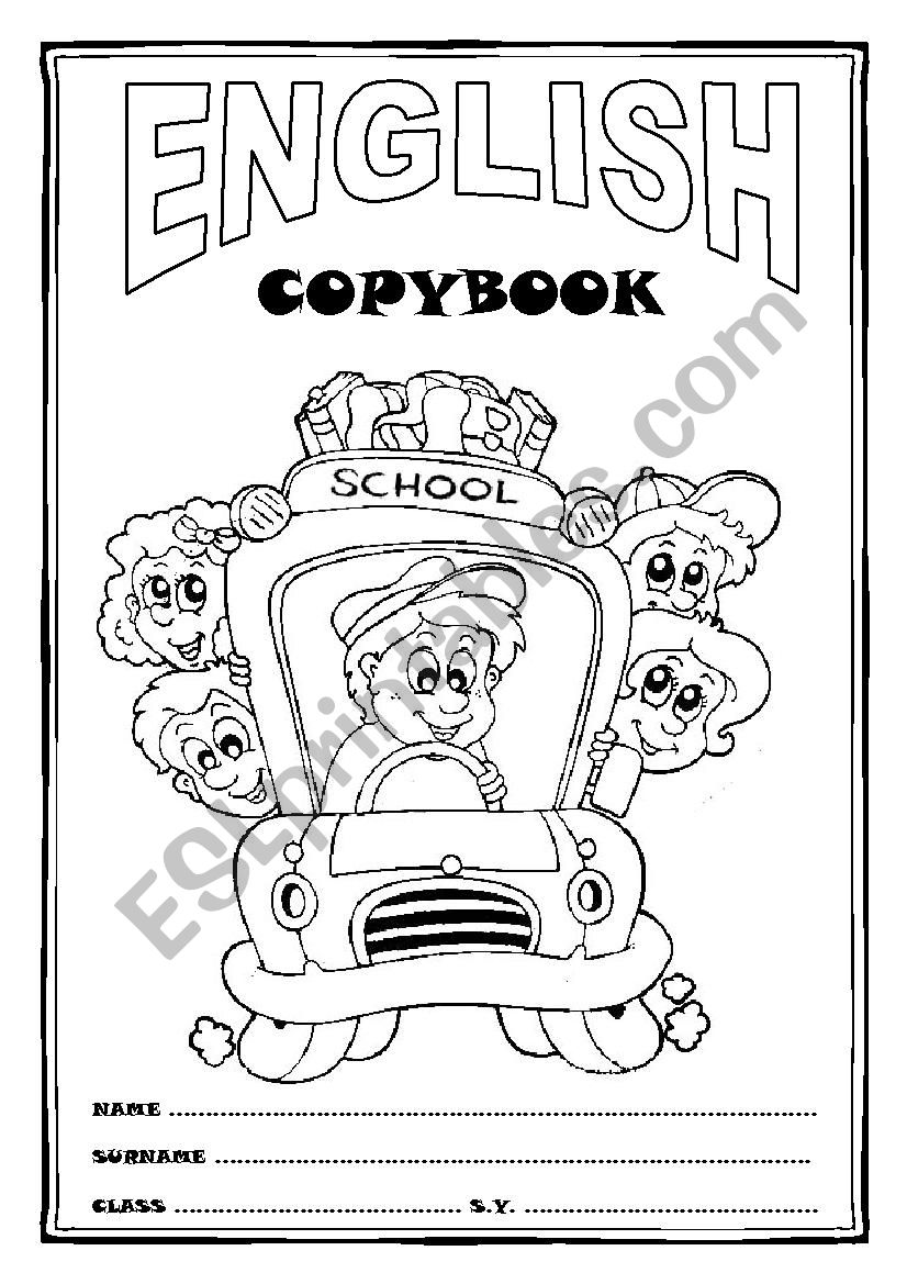 Cover worksheet