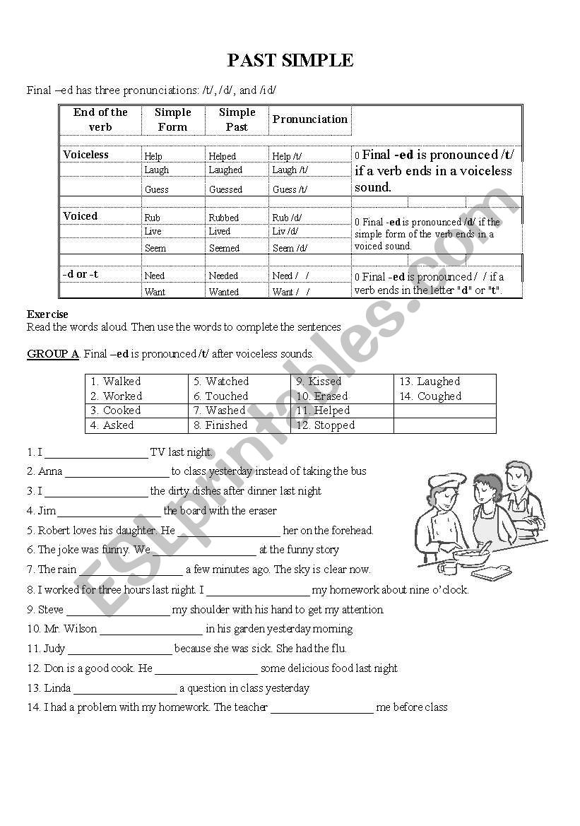 pronunciation-regular-verbs-esl-worksheet-by-mauro78