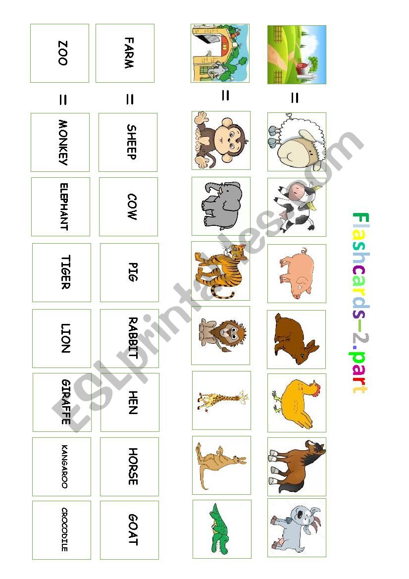 Flashcards - sorting of pictures / 2