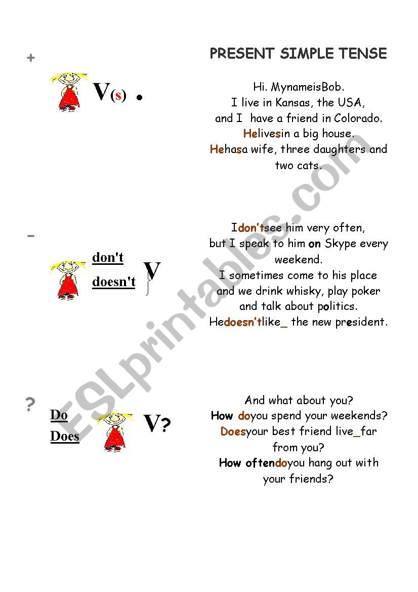 Present Simple worksheet