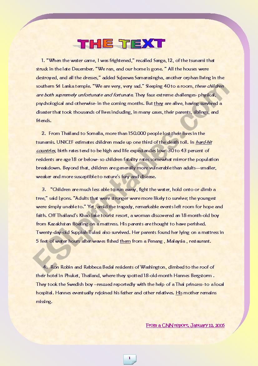 bac end term test 3 worksheet