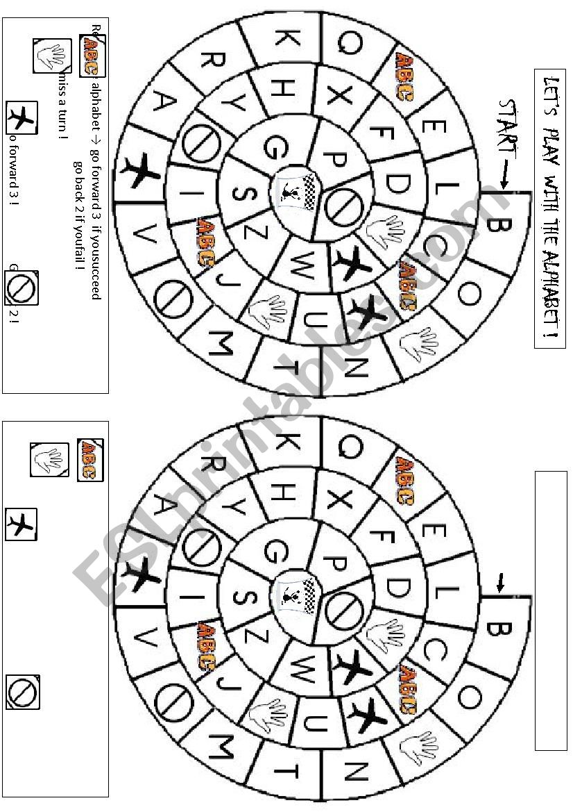 Lets revise the alphabet ! worksheet