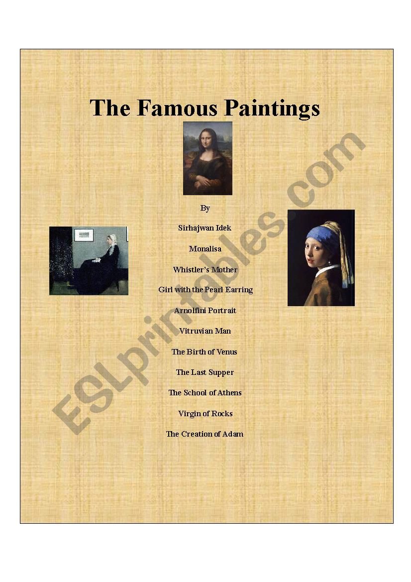 Famous Painting Series 1 (1/2)