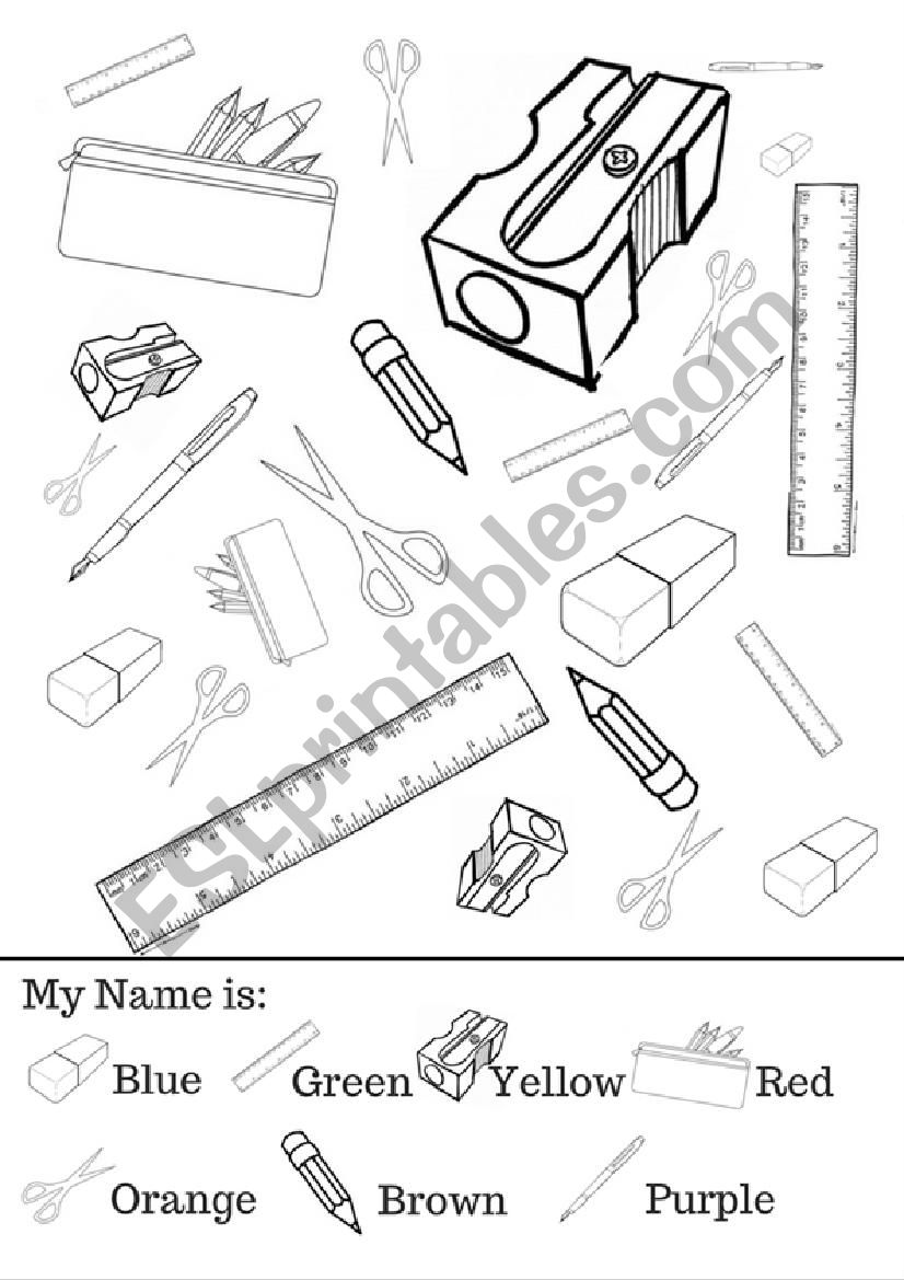 School Stationery/School Objects