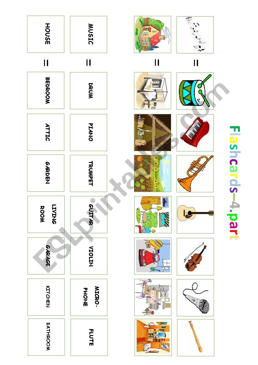 Flashcards - sorting of pictures / 4