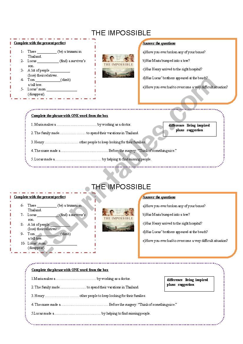 The impossible worksheet