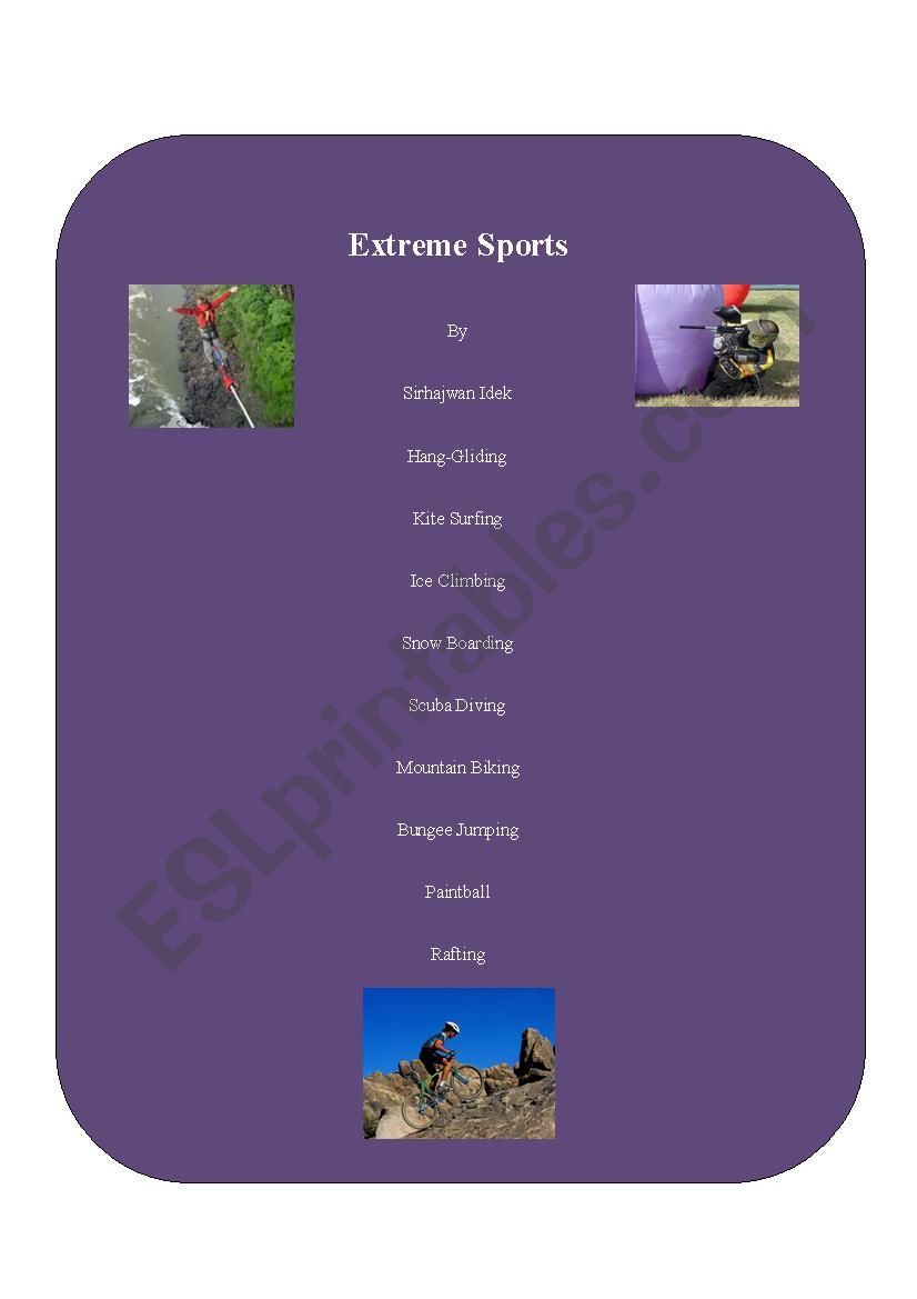 Sports Series 1 worksheet