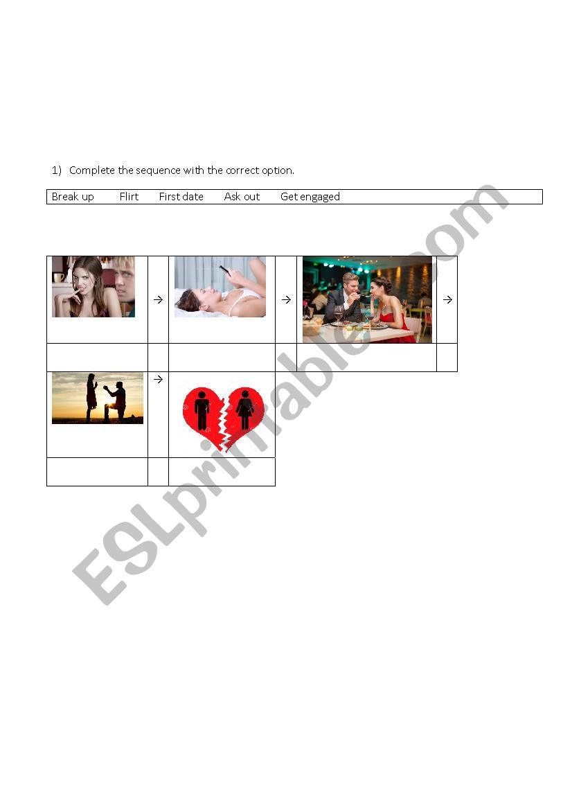 relationship worksheet