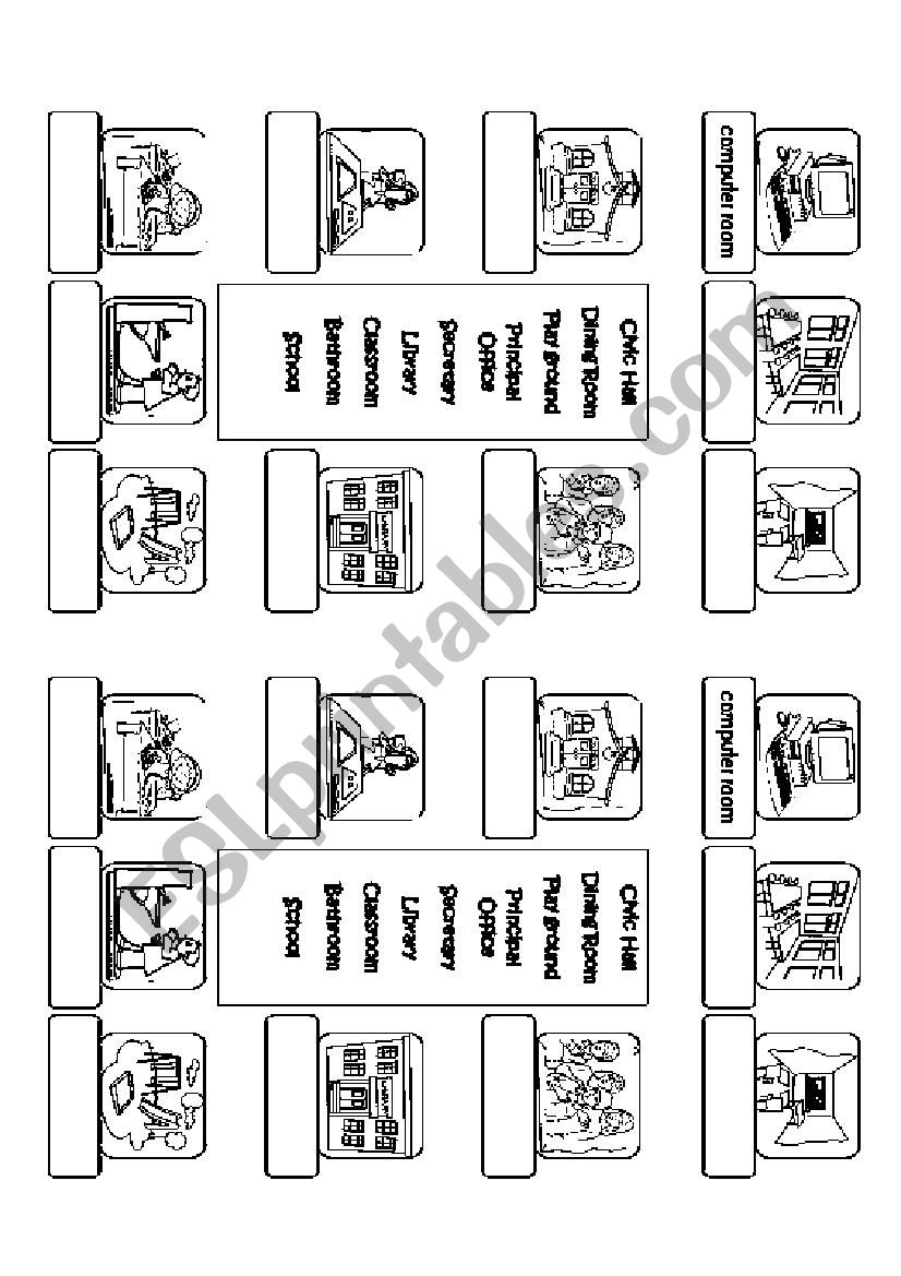 School Rooms worksheet