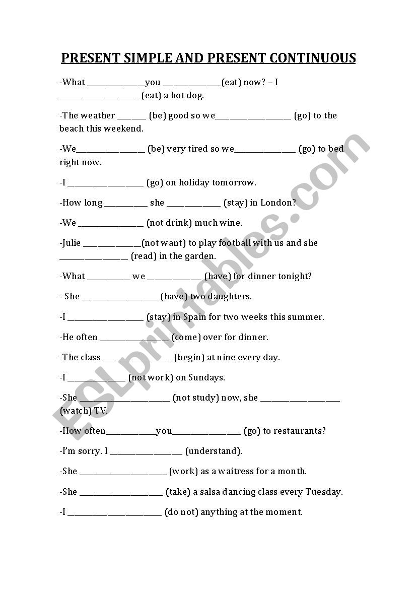 Basic Test worksheet