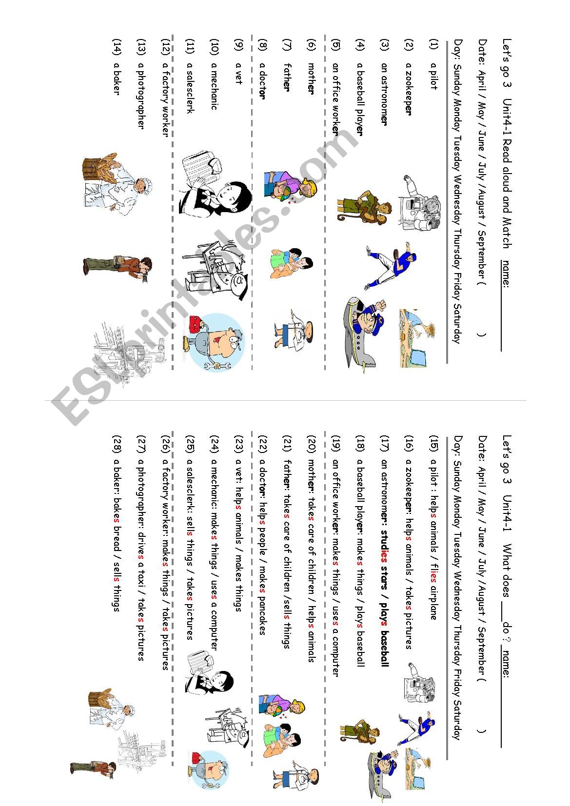 Occupations_What does a zookeeper do?_Lets Go 3 