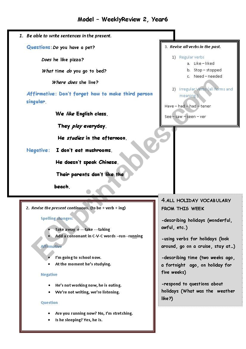 MODEL FOR STUDY ELEMENTARY LEVEL  PRIMARY