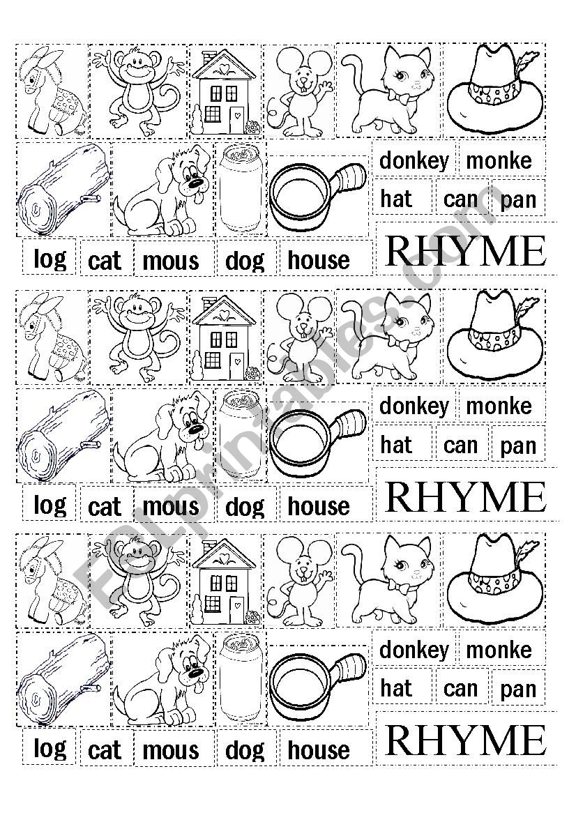 RHYMES worksheet